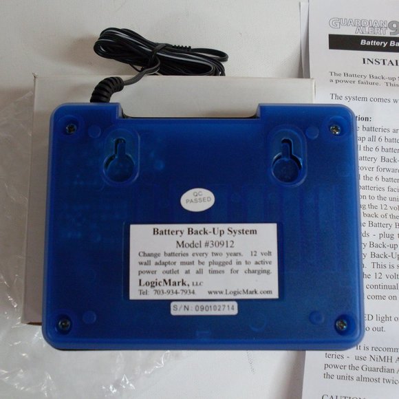 LogicMark 30512 Guardian Alert 911 Battery Back-Up System NWOT - Picture 3 of 7